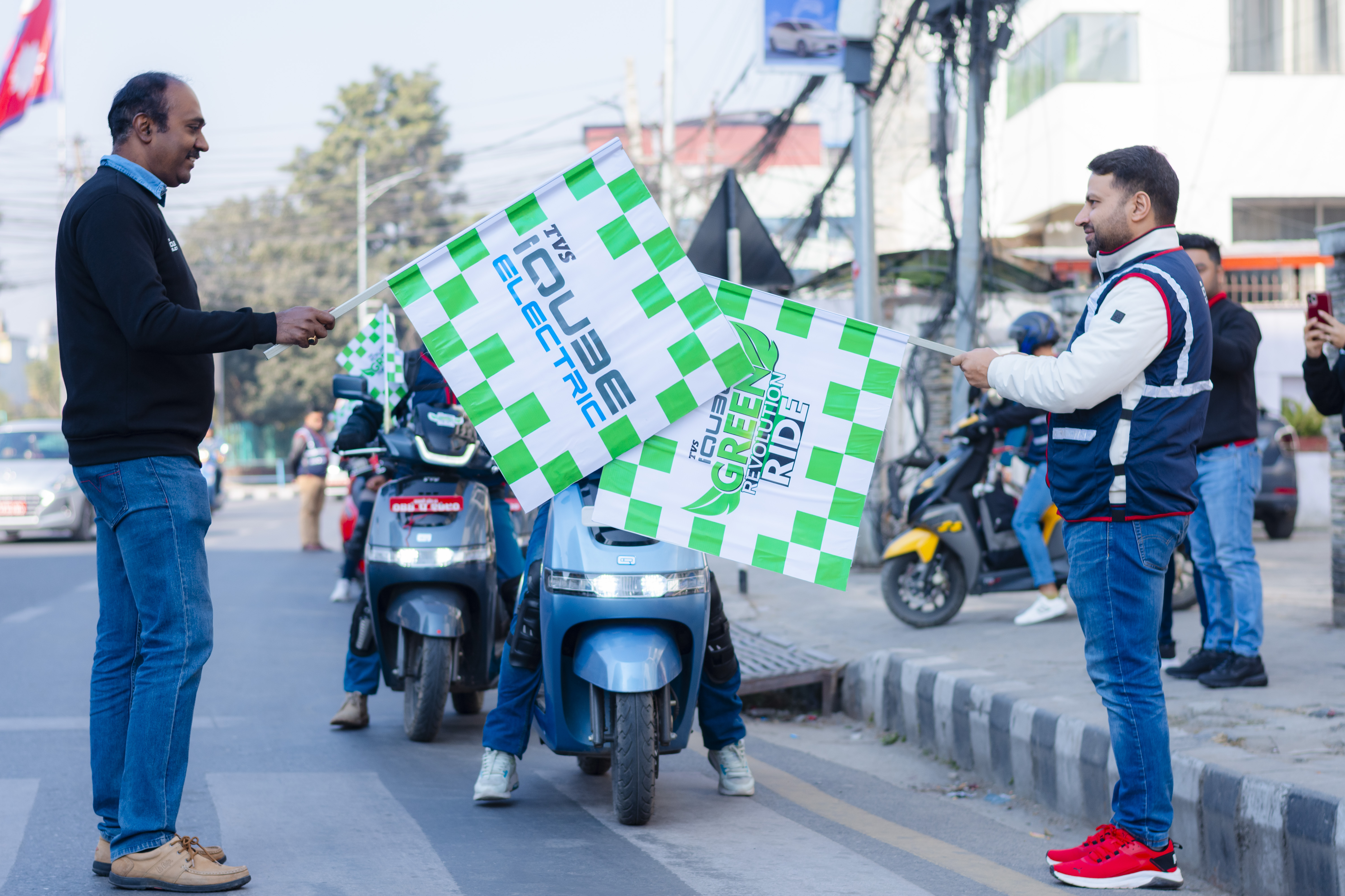 TVS iQube goes on a green ride in Nepal, completes 100,000 km run in less than 4 months